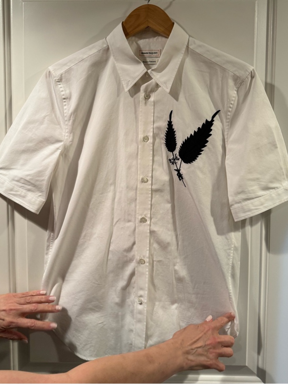 Alexander mqueen button down shirt